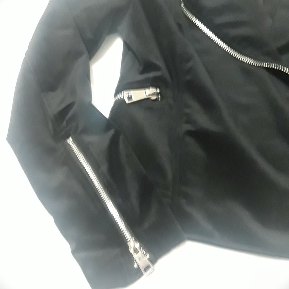 Free Generation Moto-Style Velvet Jacket - Picture 5 of 8